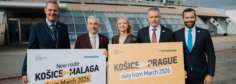 Najväčší letový poriadok v histórii Letiska Košice: Ryanair prináša rekordný počet destinácií